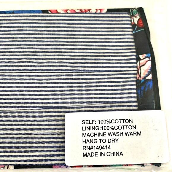 JOHNNY WAS Face Mask Designer Cotton Floral Face Mask - Picture 4 of 7